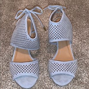CR Light Blue Caged Heels